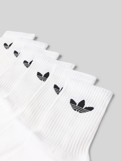 adidas Originals Skarpety z nadrukiem z logo w zestawie 6 szt. Biały 2