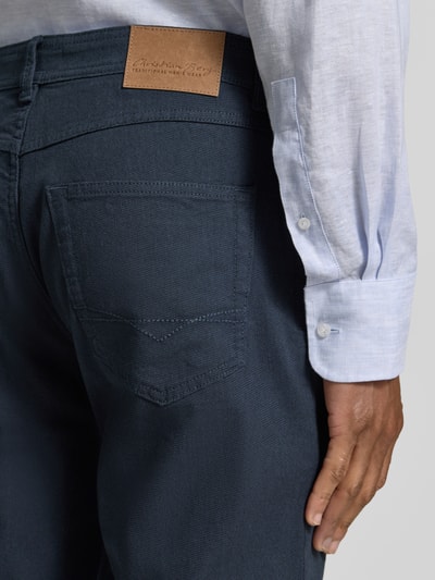 Christian Berg Men Jeansy o kroju slim fit w 5 kieszeni Granatowy 3