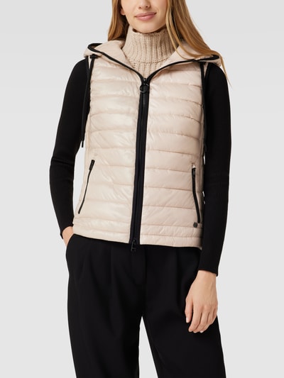 Marc Cain Bodywarmer met capuchon Beige - 4