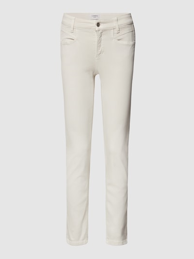 Cambio Mid Rise Jeans im Straight Fit Sand 2