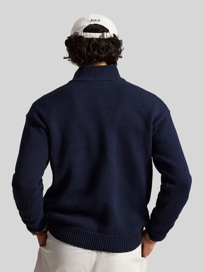 Polo Ralph Lauren Troyer o kroju regular fit z czystej bawełny Ciemnoniebieski 5
