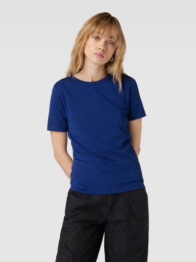 G-Star Raw T-Shirt mit Logo-Stitching Blau 4