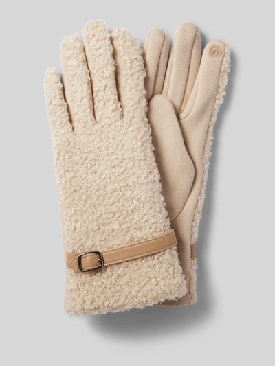 EEM Handschoenen met verstelbare sluiting Beige - 1