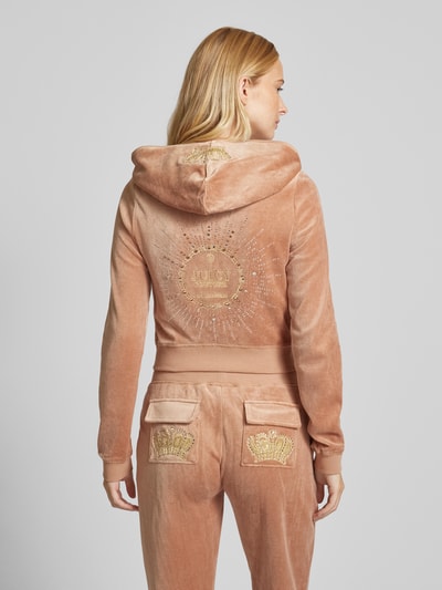 Juicy Couture Sweatjack met capuchon, model 'ROBYN' Zand - 5