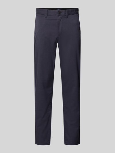 MCNEAL Slim fit stoffen broek met viscose Marineblauw - 2