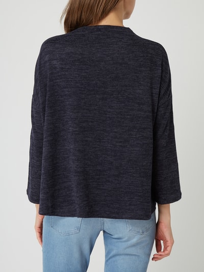 OPUS Sweatshirt met contraststrepen, model 'Silwa' Marineblauw - 5