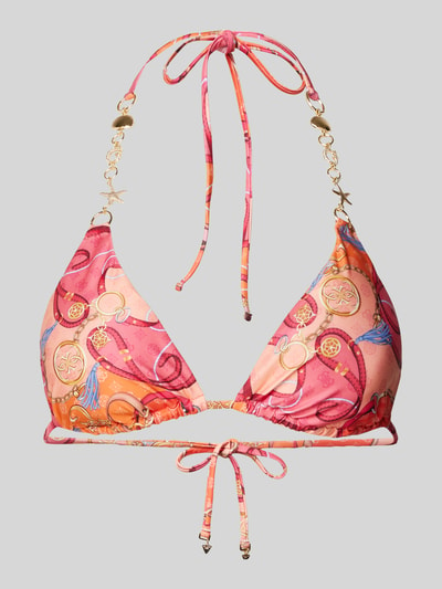 Guess Bikini-Oberteil in Triangel-Form Pink 1