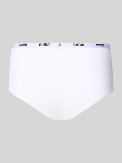 PUMA Slip mit Label-Detail im 6er-Pack Weiss 3