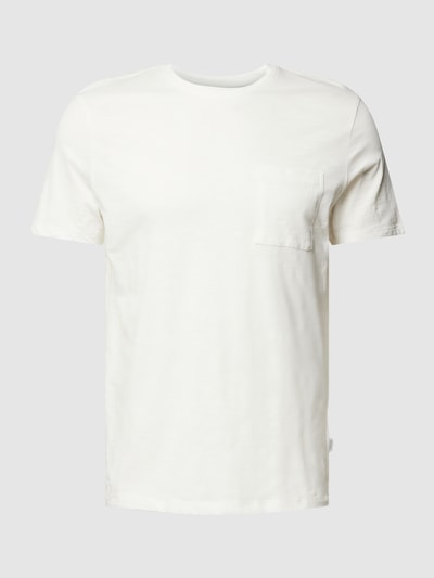 Casual Friday T-shirt met borstzak, model 'THOR' Offwhite - 2