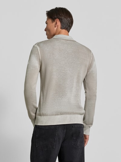 Diesel Pullover mit Polokragen Modell 'K-LAWRENCE' Beige 5