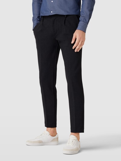 Tommy Hilfiger Tailored Stoffen broek met steekzakken, model 'HAMPTON' Marineblauw - 4