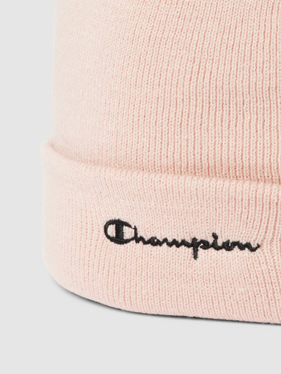 CHAMPION Beanie mit Label-Stitching Rosa 2