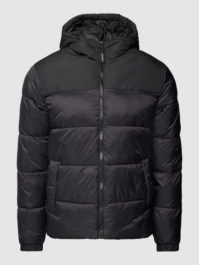 Jack & Jones Gewatteerd jack met opstaande kraag, model 'ETOBY' Zwart - 2