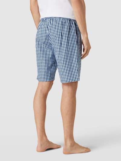 GÖTZBURG 1889 Pyjama-Shorts mit Knopfverschluss Dunkelblau 5