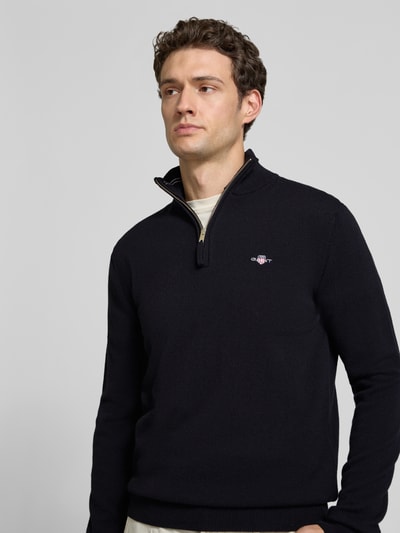 GANT Troyer aus reiner Wolle Black 3
