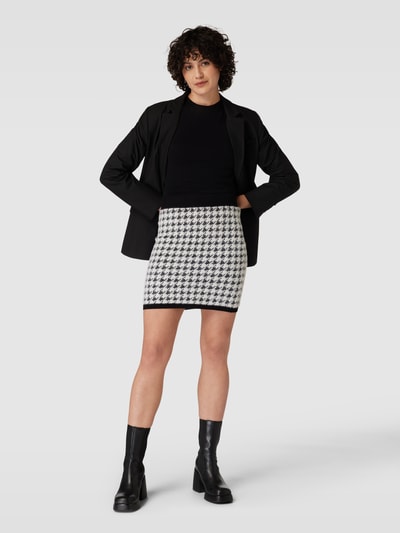 GUESS Minirock mit Hahnentrittmuster Modell 'VIOLET' Black 1