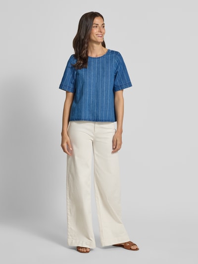 Vero Moda A-Linie Jeansbluse aus reiner Baumwolle Modell 'TRILLE' Jeansblau 1