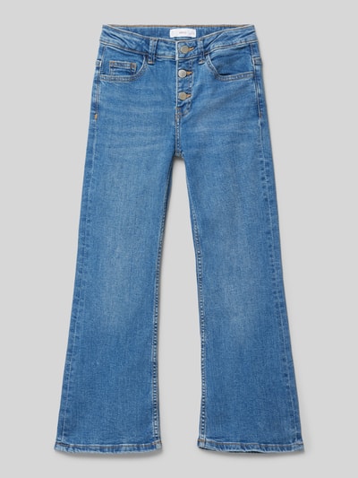 Mango Flared Jeans mit 5-Pocket-Design Blau 1