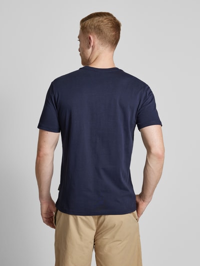 Napapijri T-Shirt mit Label-Stitching Marine 5