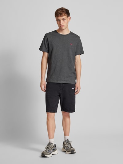 Levi's® T-Shirt mit Label-Stitching Anthrazit 1