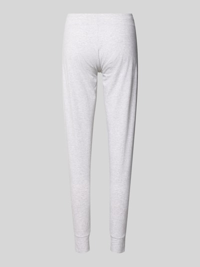 Produktfoto, Pyjama-Hose mit elatischem Bund von Skiny, mieszanka bawełny i elastanu, krój slim fit, tunel, detal z logo