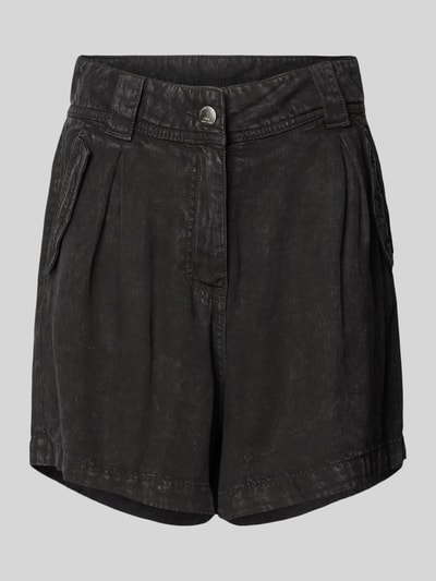 Only Shorts aus Lyocell in unifarbenem Design Modell 'KENYA LIFE' Black 2