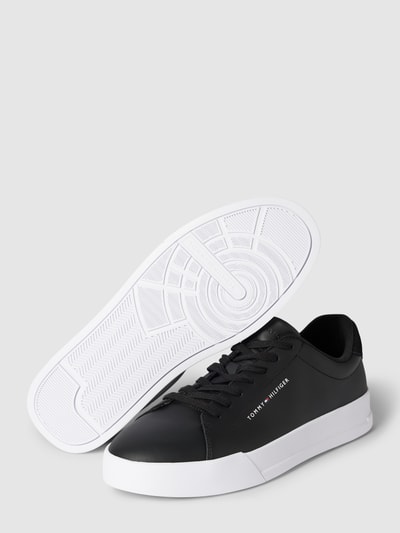 Tommy Hilfiger Sneaker in unifarbenem Design Black 4