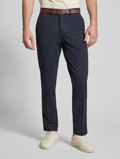 Jack & Jones Regular Fit Chino mit Gürtel Modell 'OLLIE' Marine 4