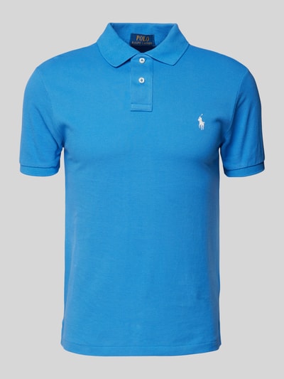 Polo Ralph Lauren Poloshirt mit Label-Stitching Royal 2