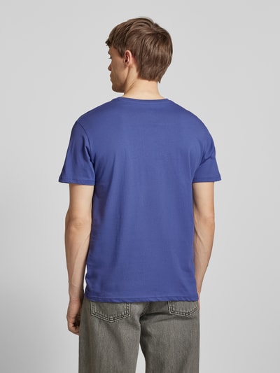Alpha Industries T-Shirt mit Label-Print Lila 5
