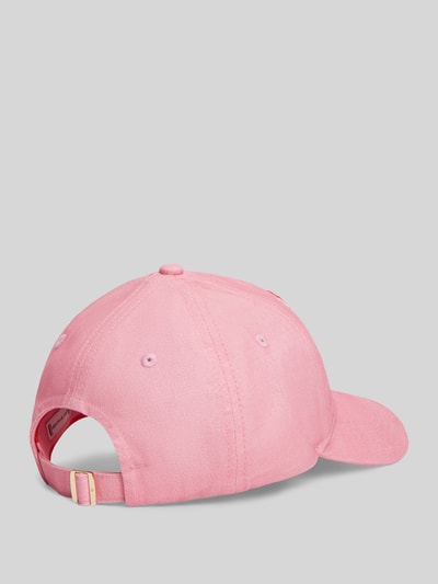 Tommy Hilfiger Czapka z daszkiem z wyhaftowanym logo Różowy 4