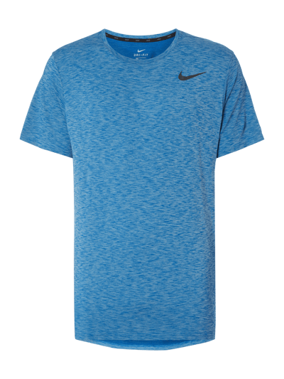 Nike T-Shirt in Melangeoptik - Dri-FIT Blau 1