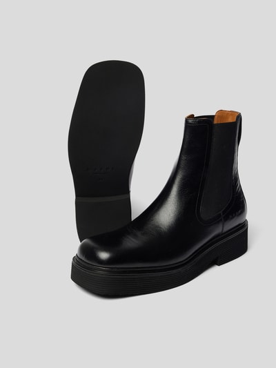 Marni Chelsea Boots mit Label-Prägung Black 5