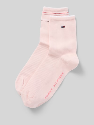 Tommy Hilfiger Socken mit elastischem Rippenbündchen im 2er-Pack Rosa 1