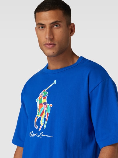 Polo Ralph Lauren T-shirt z nadrukiem z logo Królewski niebieski 3