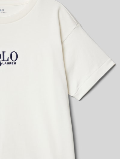 Polo Ralph Lauren Kids T-Shirt mit Label-Stitching Offwhite 2