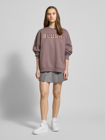 Only Relaxed Fit Sweatshirt mit Baumwoll-Anteil Modell 'KAITLYN' Mauve 1