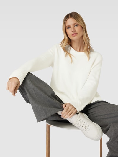 Tom Tailor Gebreide pullover met ronde hals Offwhite - 3