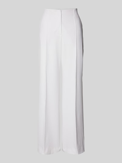 Raffaello Rossi Wide leg stoffen broek met structuurmotief, model 'AGATHA' Offwhite - 2