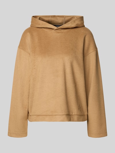 Weekend Max Mara Comfort Fit Sweatshirt mit Woll-Anteil Modell 'OSCURI' Camel 2