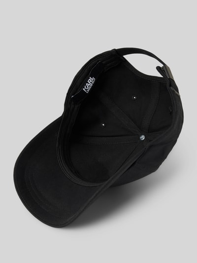 Karl Lagerfeld Basecap mit Label-Print Black 2