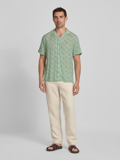 Tommy Hilfiger Regular Fit Freizeithemd aus Modal Gruen 1
