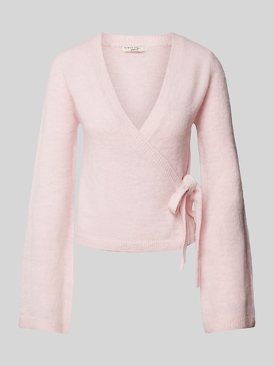 Gina Tricot Cardigan in wikkellook Roze - 2