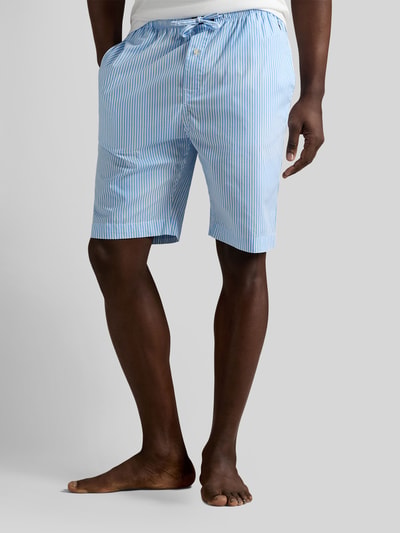 Polo Ralph Lauren Underwear Pyjamashorts mit Tunnelzug aus reiner Baumwolle Hellblau 2