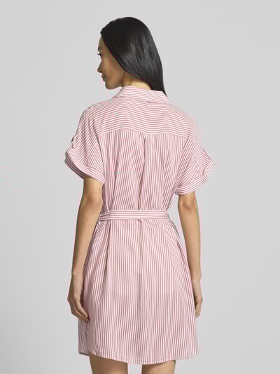 Vero Moda Getailleerde mini-jurk van pure viscose, model 'BUMPY' Oudroze - 5