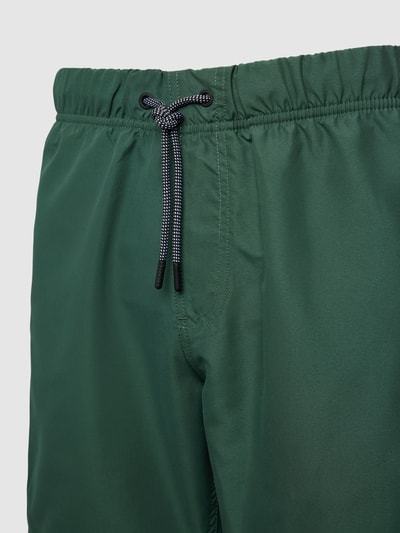 Shiwi Badehose mit Label-Patch Dunkelgruen 2