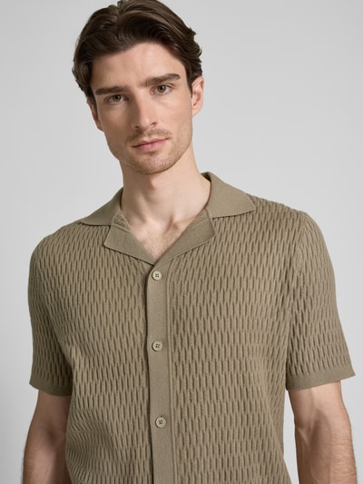 JAKE*S STUDIO MEN Vest met knoopsluiting Roodbruin - 3