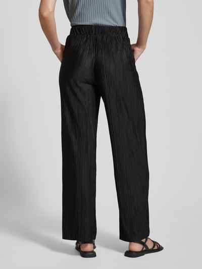 Selected Femme Stoffen broek met plissévouwen, model 'ELLIE' Zwart - 5