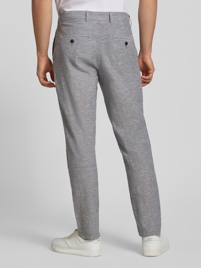 JACK & JONES tapered fit broek met steekzakken model 'STACE' Jeansblauw gemêleerd - 5