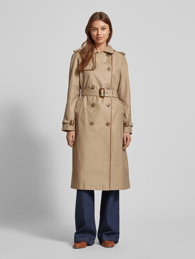 Lauren Ralph Lauren Trenchcoat met tailleriem Beige - 4